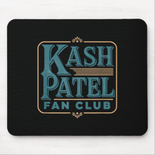Kash Patel Fan Club Vintages Logo Präsident Trump Mousepad