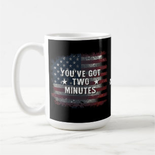 Kash Patel "You have two Minutes" Interview Quot Kaffeetasse