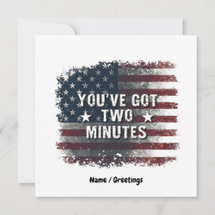 Kash Patel "You've Got Two Minutes" Interview Zita Einladung