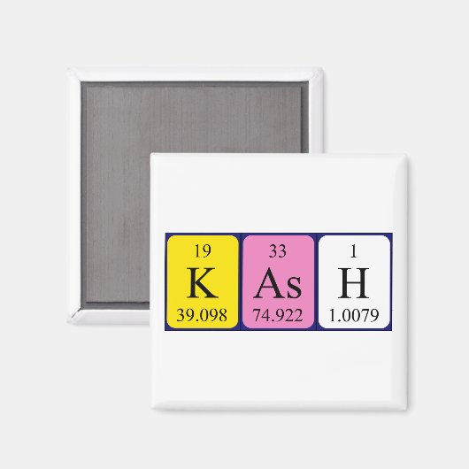 Kash Periodenmagnetmagnet Magnet (Vorderseite/Rückseite)