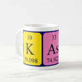Kash Periodenname Tasse (Vorderseite Links)