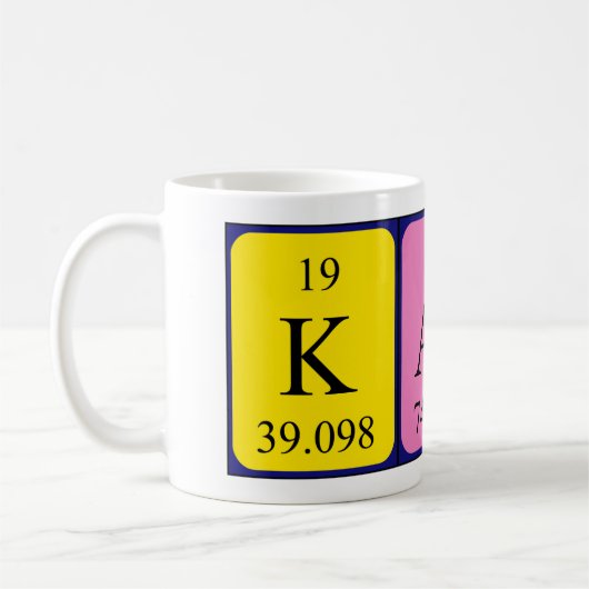 Kash Periodenname Tasse (Links)