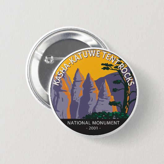 Kasha - Katuwe Zent Rocks National Monument Button (Vorne & Hinten)