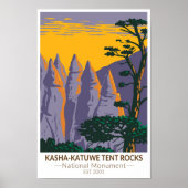 Kasha - Katuwe Zent Rocks National Monument Poster (Vorne)