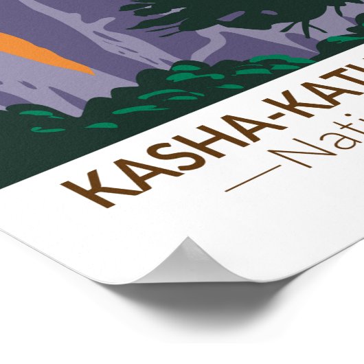 Kasha - Katuwe Zent Rocks National Monument Poster (Ecke)