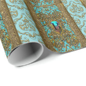 Kashafaye elegantes viktorianisches glattes geschenkpapier (Rolleneckpunkt)