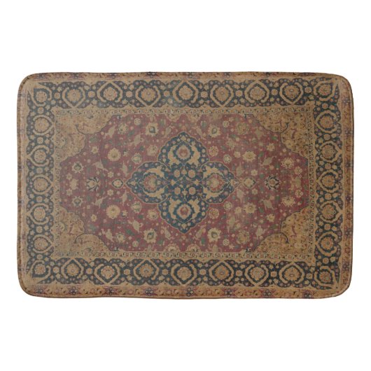 Kashan Carpet Bath Mat Badematte (Vorderseite)