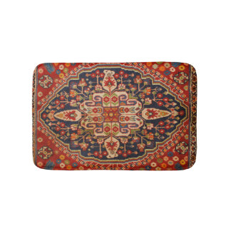 Kashan Poshti Central Persian Rug Print Badematte