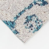 Kashan Poshti Central Persian Rug Print Fleecedecke (Ecke)