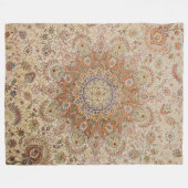 Kashan Poshti Central Persian Rug Print Fleecedecke (Vorderseite (Horizontal))