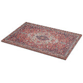 Kashan Poshti Central Persian Rug Print Schneidebrett (Ecke)