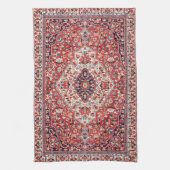 Kashan Poshti Central Persian Teppichdruck Geschirrtuch (Vertikal)