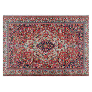 Kashan Poshti Central Persian Teppichdruck Schneidebrett