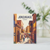 Kashgar Altstadt China Postkarte (Stehend Vorderseite)