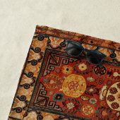 Kashi Teppichboden in Orangen Strandtuch (Beispiel)