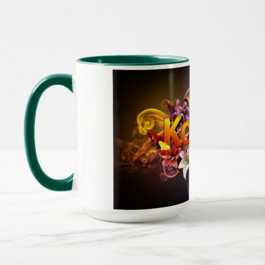 KASHIF" 3D-Farben drucken Tasse (Links)