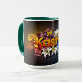 KASHIF" 3D-Farben drucken Tasse (Vorderseite Links)