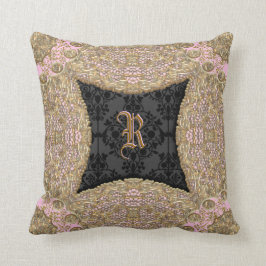 Kashmid Blumenblattviktorianisches Throw-Kissen Kissen