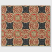 Kashmid Scharlach Geschenkpapier (Flach)