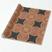 Kashmid Scharlach Geschenkpapier (Ungerollt)