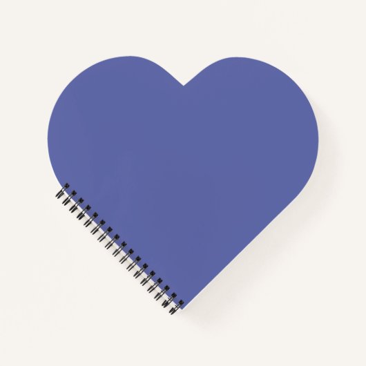Kashmir Blue Heart Notizblock (Vorderseite)