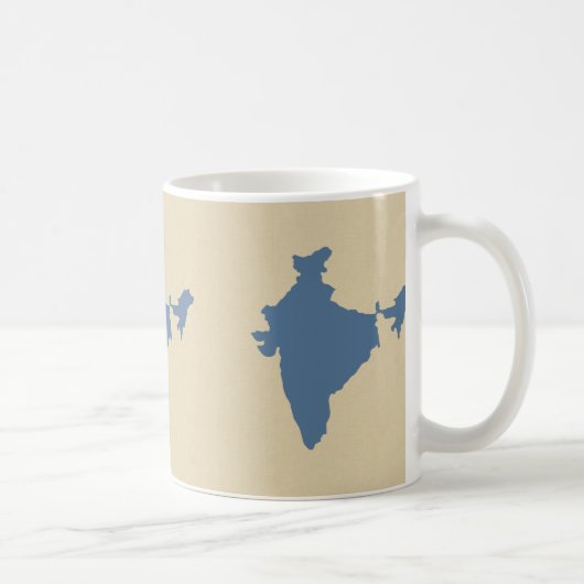 Kashmir Blue Spice Moods Indien Kaffeetasse (Rechts)