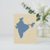 Kashmir Blue Spice Moods Indien Postkarte (Stehend Vorderseite)