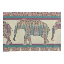 Kashmir Paisley Elephant Art