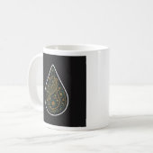 Kashmiri Boteh Paisley Kaffeetasse (Vorderseite Links)