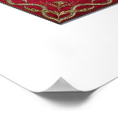 Kashmiri Embroidery Poster (Ecke)