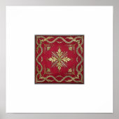 Kashmiri Embroidery Poster (Vorne)