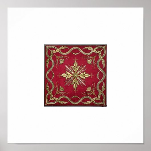 Kashmiri Embroidery Poster (Vorne)