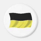 Kashubians Flag Magnet (Vorne)