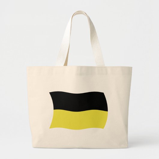 Kashubians Flag Tote Bag Jumbo Stoffbeutel (Vorne)