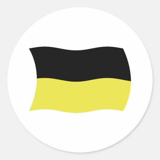 Kashubians Flaggenaufkleber Runder Aufkleber (Vorderseite)