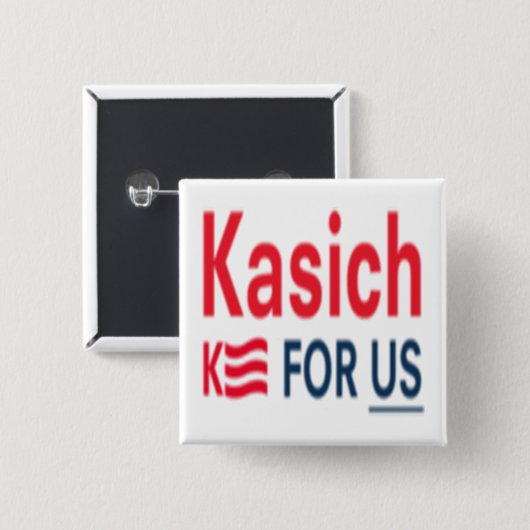 Kasich für unser Logo Button (Vorne & Hinten)