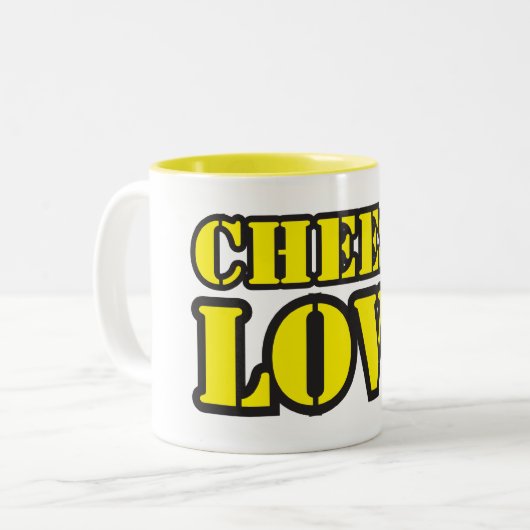 KÄSIGE LIEBE-KAFFEE-TASSE ZWEIFARBIGE TASSE (Vorderseite Links)