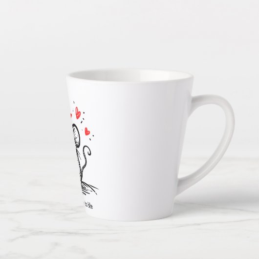 Käsige Liebesmaus Milchtasse (Rechts)