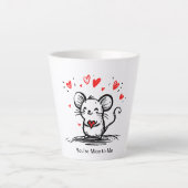 Käsige Liebesmaus Milchtasse (Vorderseite)