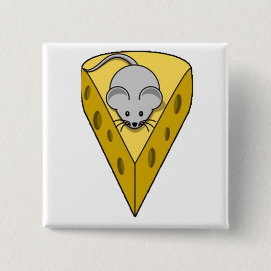 Käsige Maus Button (Vorderseite)