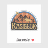 Kasigluk, Alaska-Aufkleber Aufkleber (Blatt)