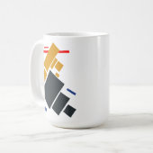 Kasimir Malewitsch, Der Aviator, Flugzeug fliegt Kaffeetasse (Vorderseite Links)
