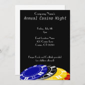 Kasino bricht Party Einladungen ab (Vorne/Hinten)