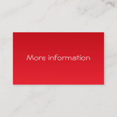 Kasino-Chip Visitenkarte (Rückseite)