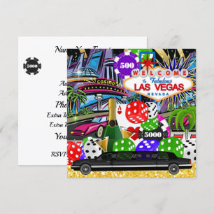 Kasino-Einladung Einladung