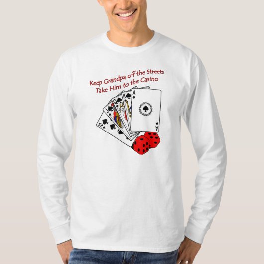 Kasino-Großvater T-Shirt (Vorderseite)