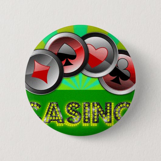 Kasino-Leben Button (Vorderseite)