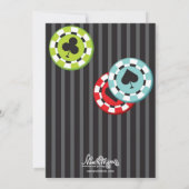 Kasino-NachtParty Einladungen (Rückseite)