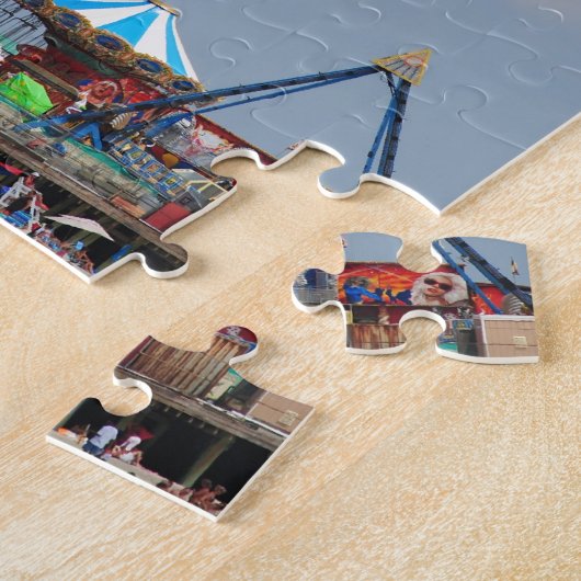 Kasino-Pier-Küsten-Höhen-New-Jersey Ufer Puzzle (Seite)