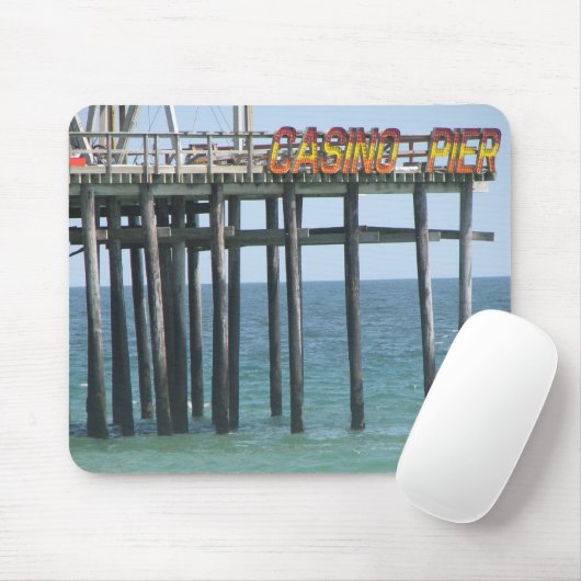 Kasino-Pier Mousepad (Mit Mouse)